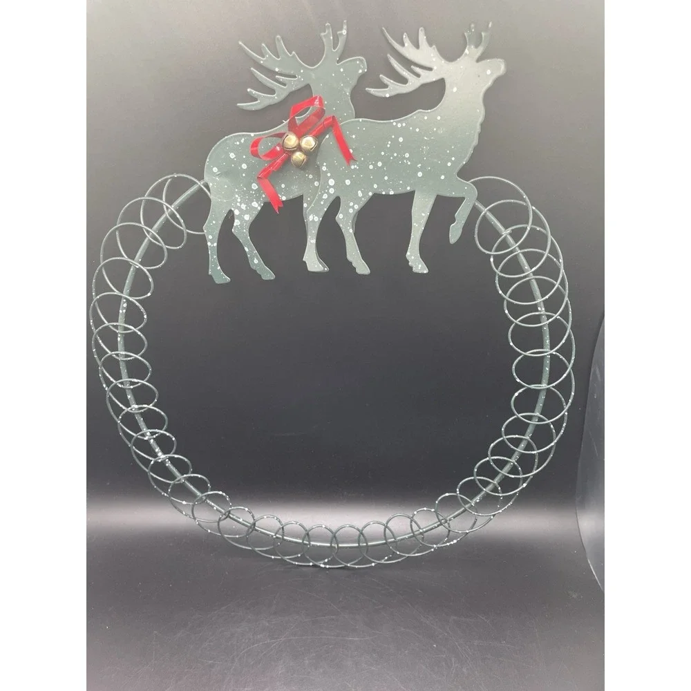 Vintage Green‎ Metal Wreath 10
